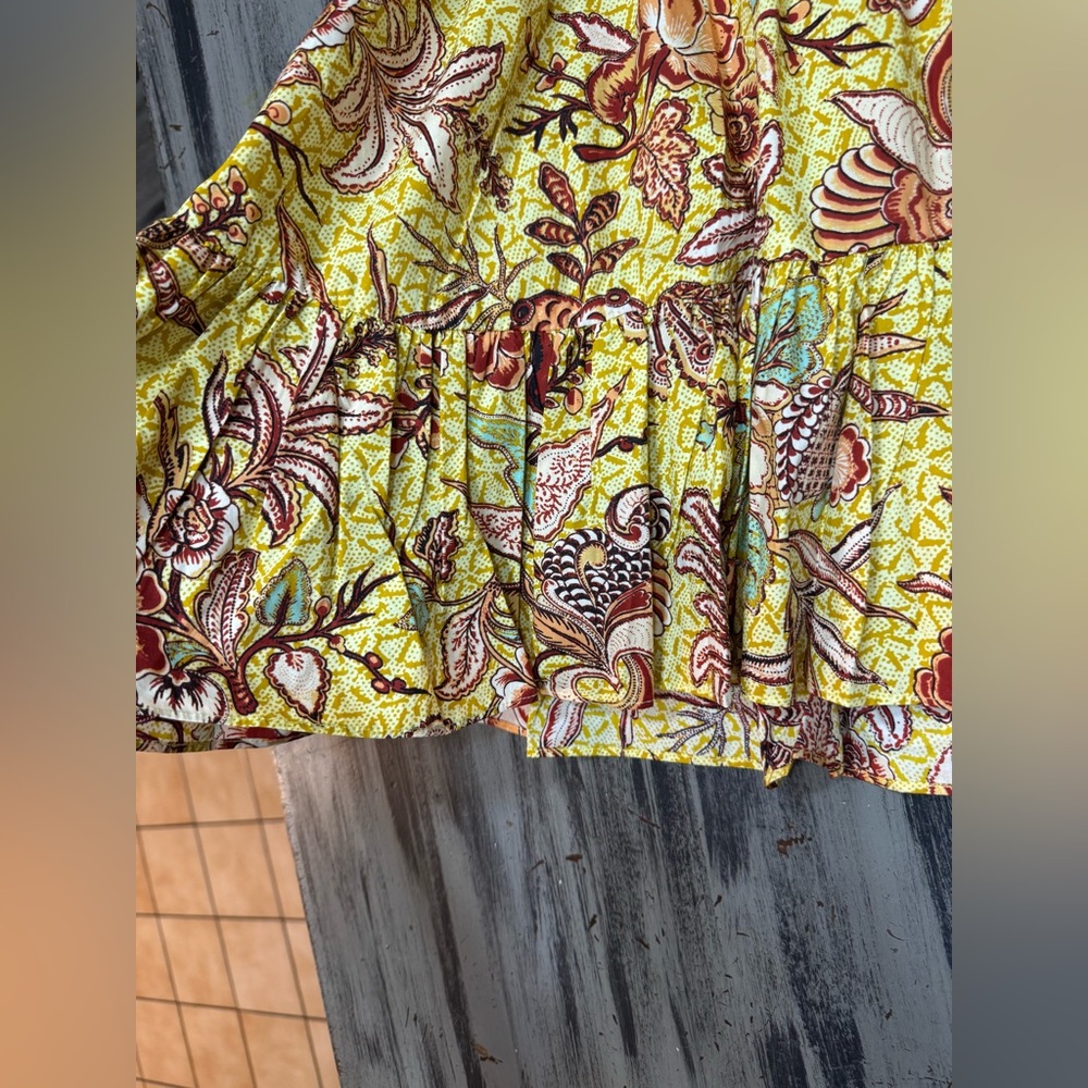 Ulla Johnson Lila Off the shoulder Multicolor Floral Patterned Dress - Picture 11 of 15